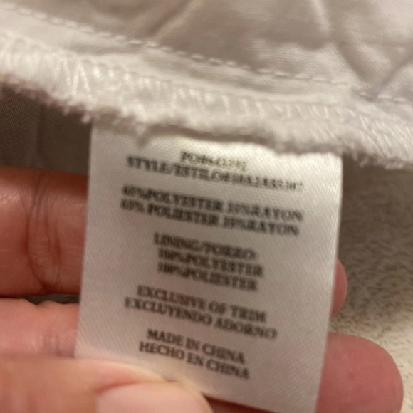 HeartSoul White and Navy Floral Tank Top - Picture 11 of 16